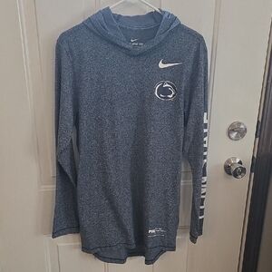 Nike Blue Long Sleeve Penn State Hoodie Size Small